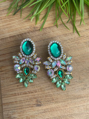 Rhinestone earring.