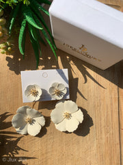 FLORAL PLATING EARRINGS