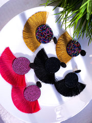 Boho Bohemian Tassel Drop Earrings