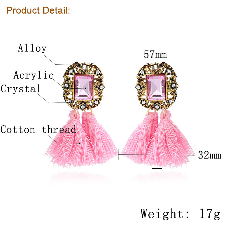 Alloy Fashions Tassel Earring