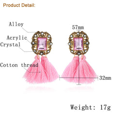 Alloy Fashions Tassel Earring