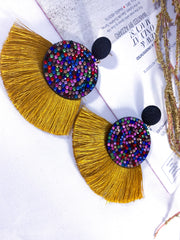 Boho Bohemian Tassel Drop Earrings