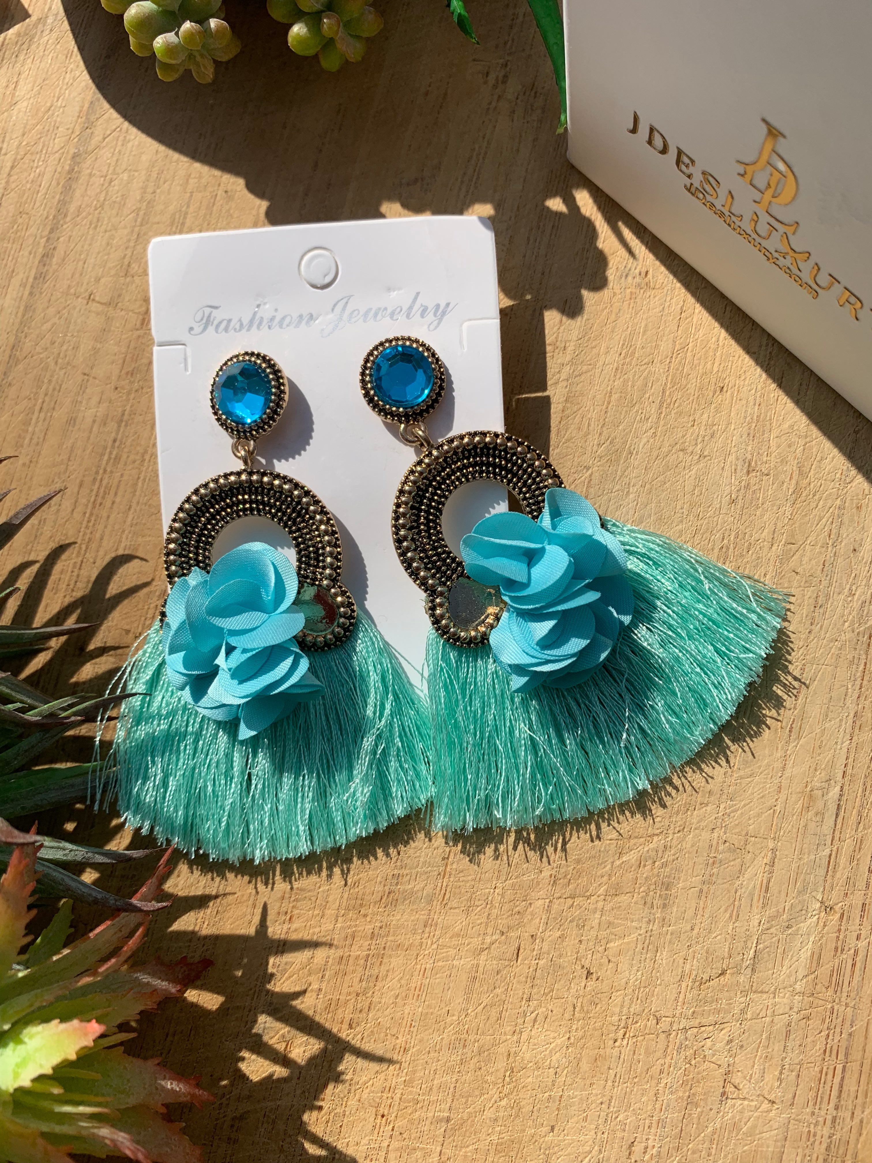 SUNSET GREEN EARRINGS