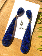 RHINESTONE PAVE TEARDROP EARRING