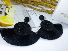 Boho Bohemian Tassel Drop Earrings
