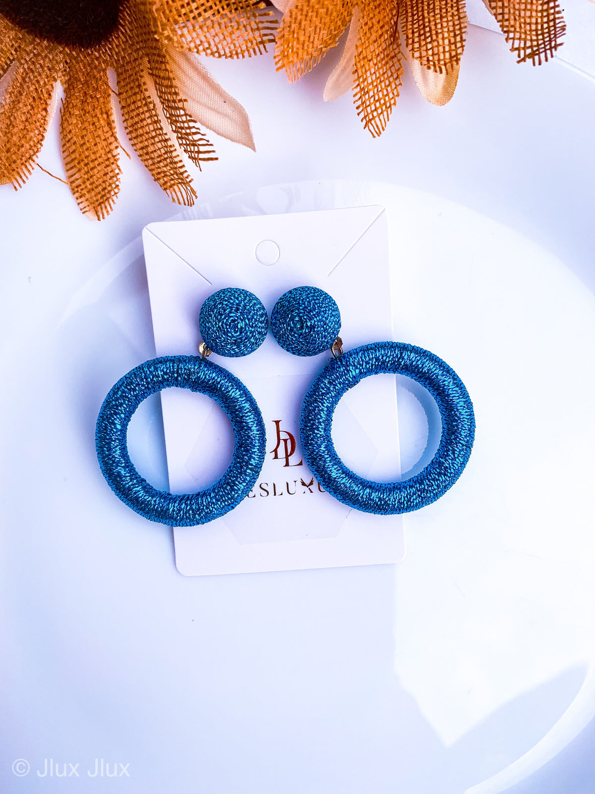 Turquoise Metallic Earring