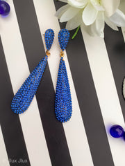 RHINESTONE PAVE TEARDROP EARRING