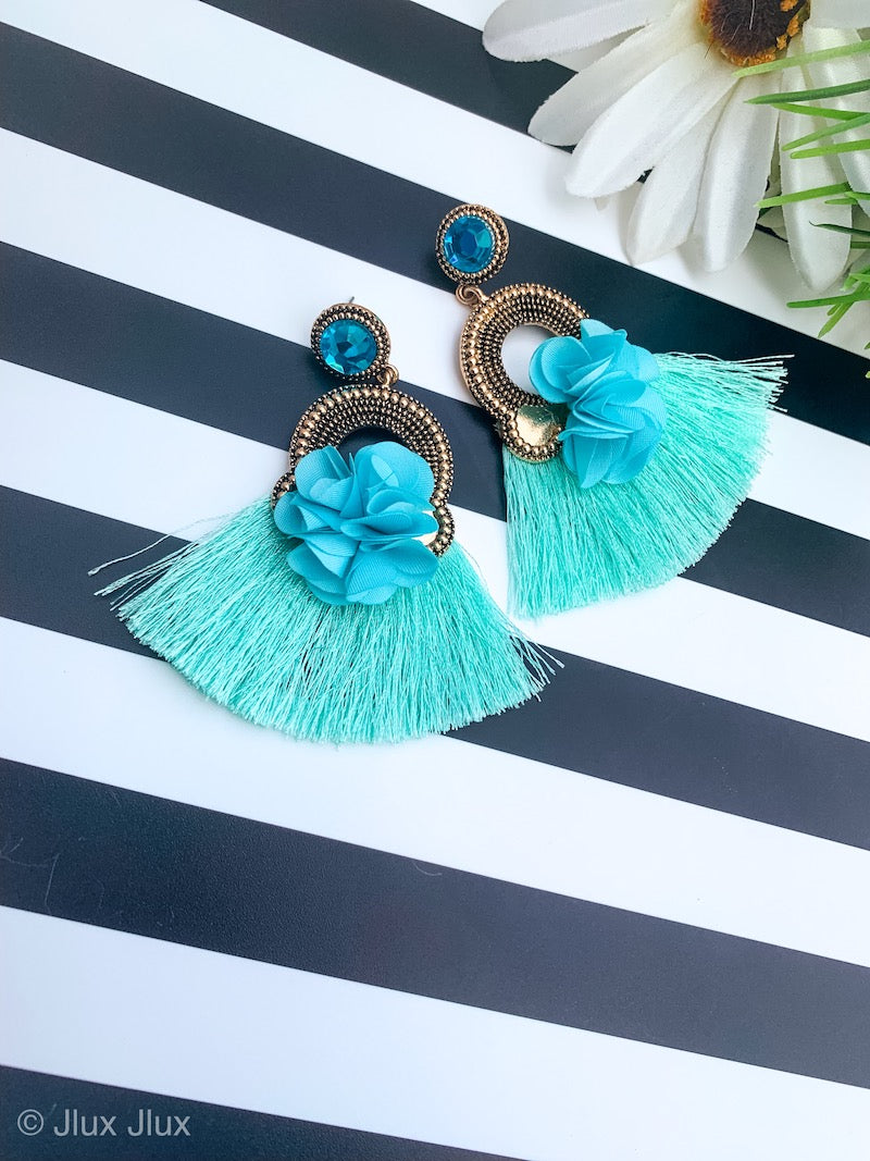 SUNSET GREEN EARRINGS