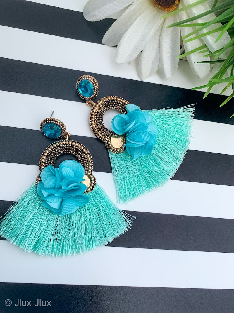 SUNSET GREEN EARRINGS