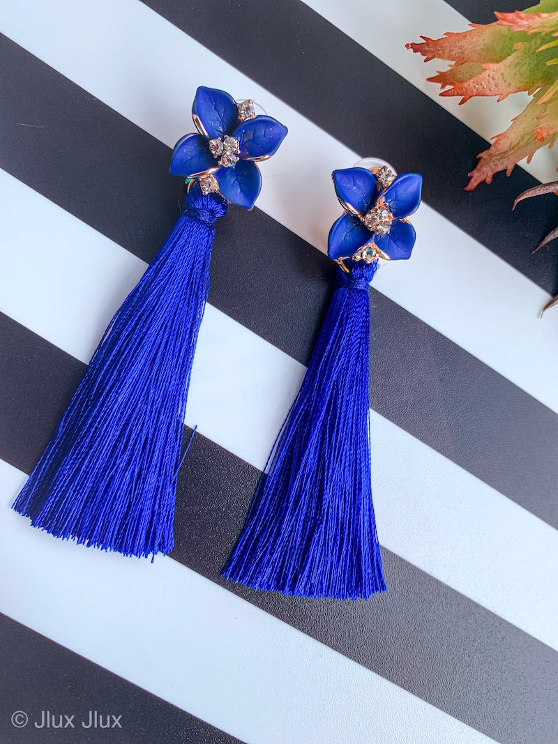 ENVY-  BLUE EARRINGS