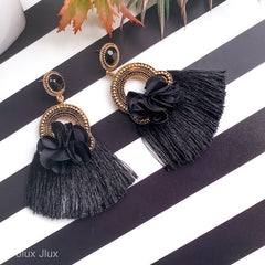 SUNSET BLACK EARRINGS