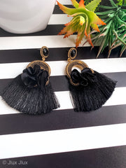 SUNSET BLACK EARRINGS