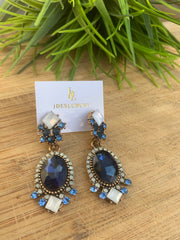 Fashion Earring color blue
