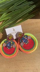 MULTI ROPE — CRYSTAL STUD EARRING