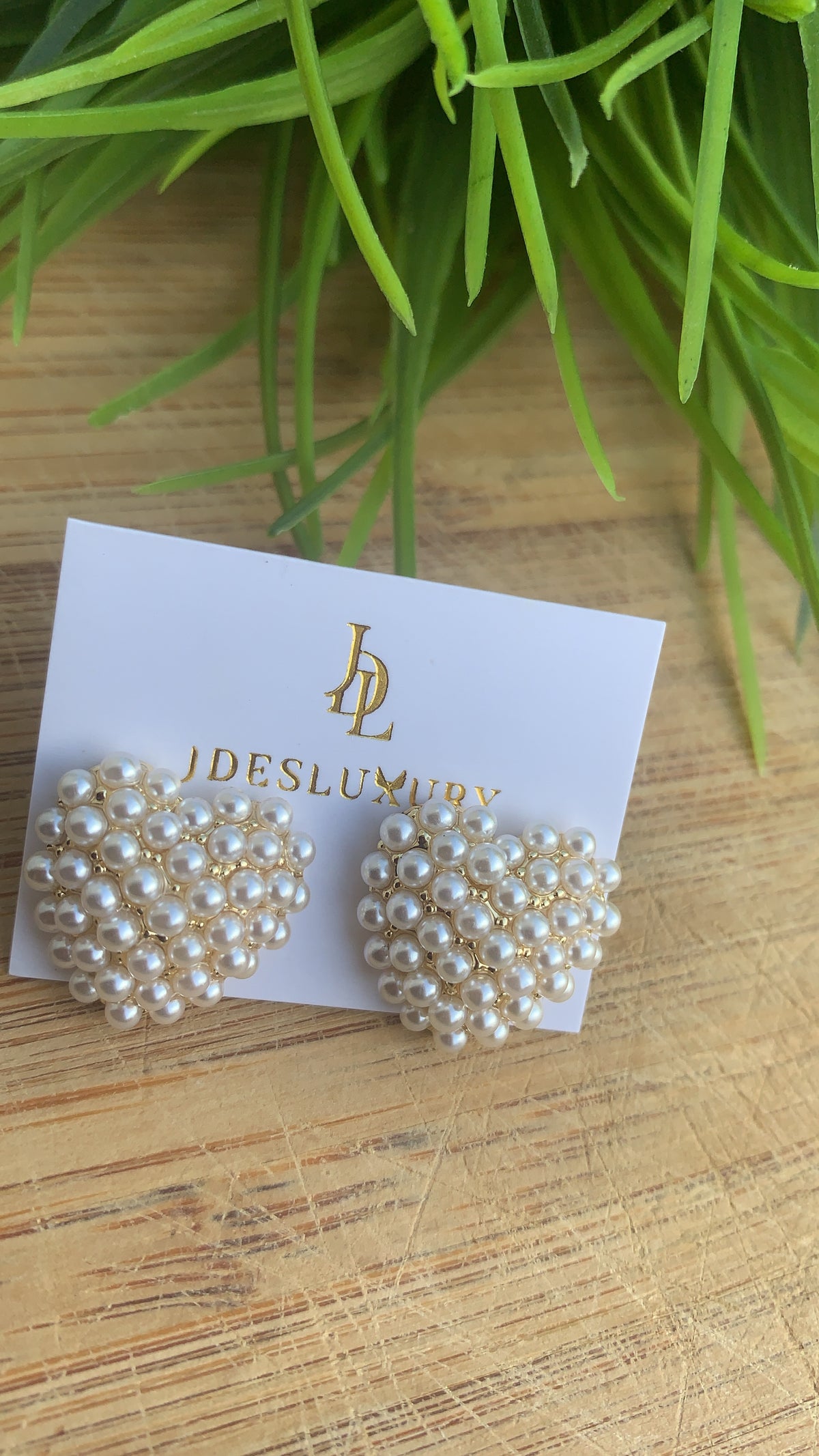 Heart Peal Earring