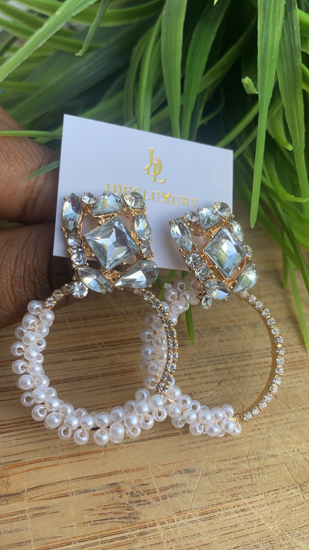 Diamond Ring Shape Earring