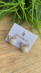 Unique-Zircon Peal Earrings