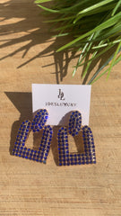 Rhinestone Alloy Earring